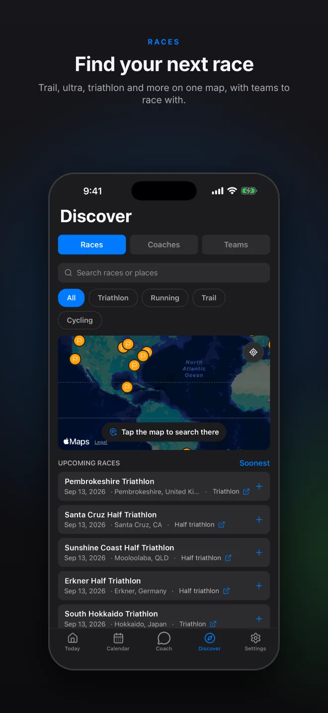 Captura do OmniCoach na App Store: Descobrir